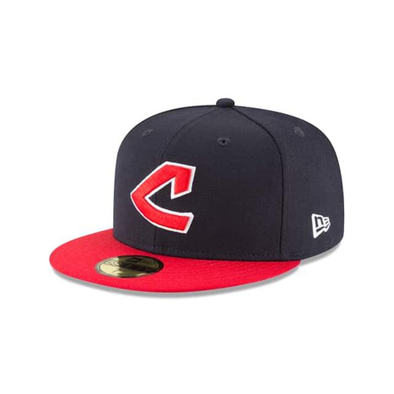 MLB Cleveland Indians 1973 Cooperstown Wool 59Fifty Fitted (FIH7804) - Blue New Era Caps